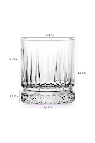 Paşabahçe Elysıa 2-pack Whiskey Cocktail Soft Drink Glass 355cc