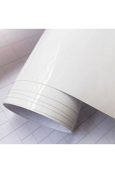 ESEMİZ White Color Durable Vehicle Motor Furniture - 126cm X 20cm Goods Covering Foil