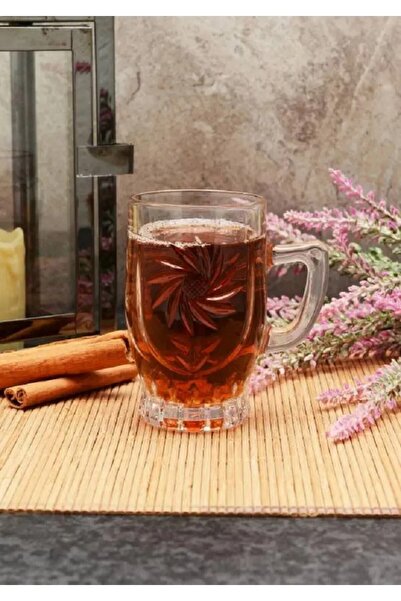 Paşabahçe Diamond Handled Tea Cup 155 Cc 6 Pieces 55881