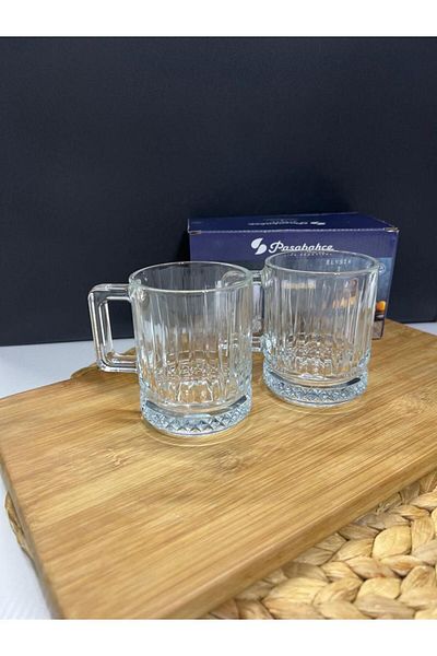 Paşabahçe New Series Elysia 2 Liter Glass-cup with Handle 250cc 55432