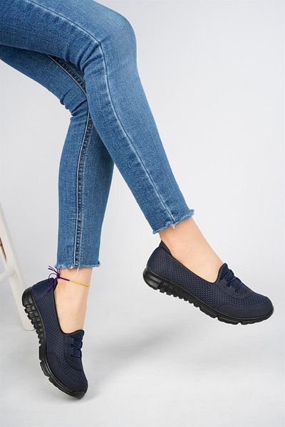 Deripabuc Women's Sports Ballerinas Navy Blue - Çpç-0004