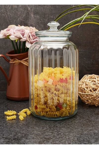 Paşabahçe Viva Glass Jar with Lid 2500cc