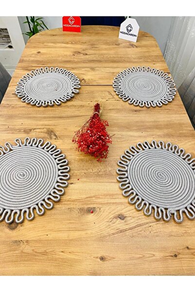 JÜTEX HOME Set de 5 bucăți din răchită din iută americană