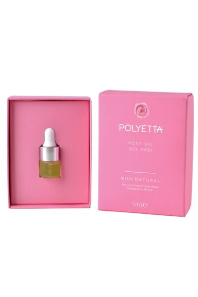 POLYETTA Saf Gül Yağı %100 Saf Gül Yağı 1 Ml