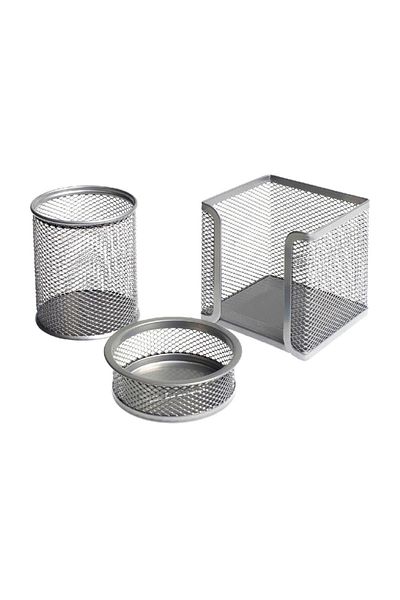 Bigpoint ( هدية مبراة ) مجموعة Bigpoint Metal Perforation مكونة من 3 قطع فضية (2 قطعة)