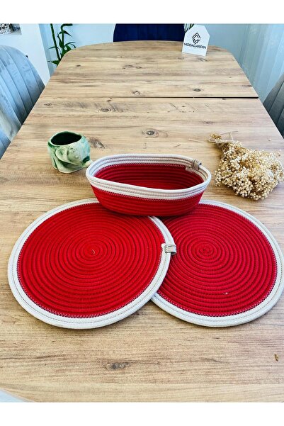 JÜTEX HOME Set de 3 bucăți din răchită din iută americană