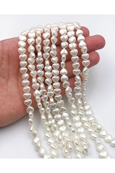312 KONSEPT 50 de bucăți de mărgele de sidef în formă de inimă
