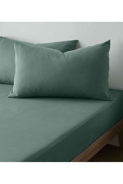 Sabia 120X200Cm 37cm Height Single Organic Cotton Sheet Set - Elastic, 62% Wire