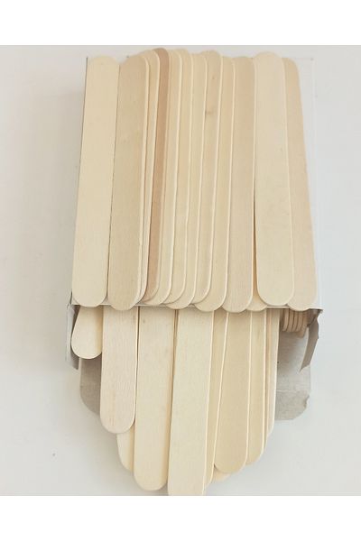 Epilla 100 Pieces Wooden Tongue Spatula - Waxing Spreader