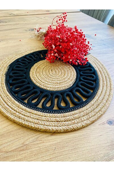 JÜTEX HOME Αμερικάνικη ψάθινη σουπλά από γιούτα