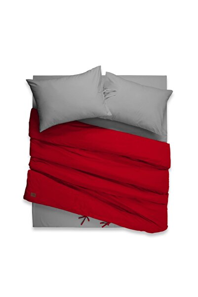 Sabia طقم غطاء لحاف فردي مصنوع من القطن بنسبة 100%، 62 خيطًا، مقاس 100 × 200 سم، مع ملاءة مطاطية مناسبة لارتفاع +37 سم