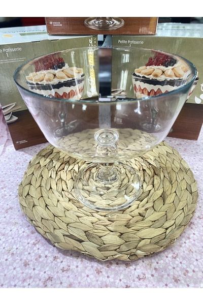 Paşabahçe 96954 Petite Patisserie Footed Serving Bowl