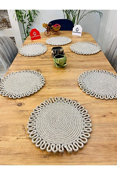 JÜTEX HOME 6 τεμάχια από άχυρο γιούτας American Service Supla