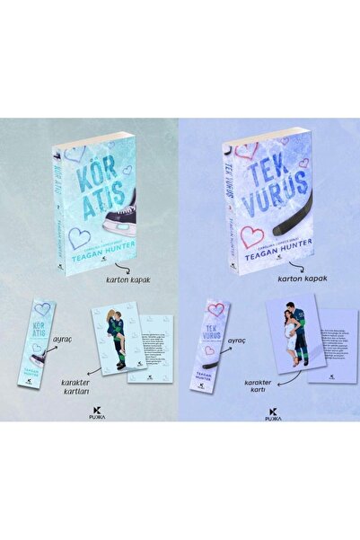 Pukka yayınları KÖRT ATIŞ-TEK VURUŞ İKİLİ SET-TEAGEN HUNTER