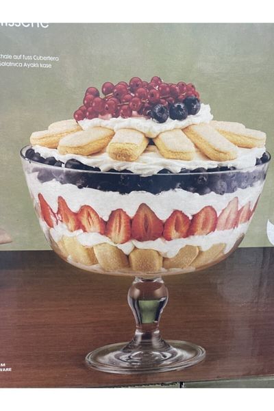 Paşabahçe 96954 Petite Patisserie Footed Serving Bowl