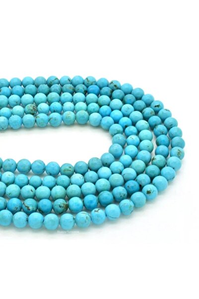 RLX BUJİTERİ Фирузе Тюркоаз от серията естествени камъни, естествен 8 мм, диз...