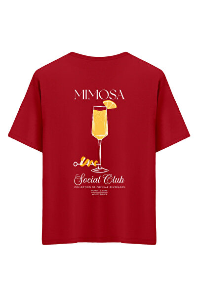 Mounte Bianca Unisex mimoza - Oversize kroj T-shirt