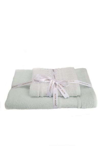 Özdilek Camellia Bath Towel Set - 70x140 cm and 50x80 cm