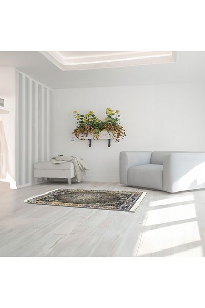 In House Liza | Luxurious Rectangular Decorative Carpet, Multicolour