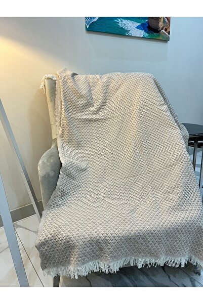 DİVALDİ Koltuk Örtüsü Bej 170x210