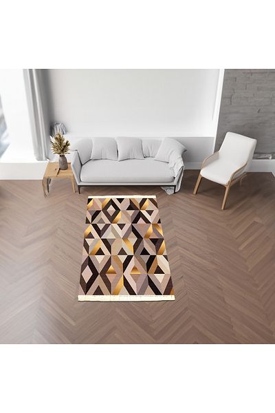 In House Rudy | Luxurious Rectangular Decorative Carpet, Multicolour
