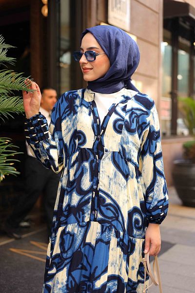 Poliyance Rochie Aline Poll bleumarin