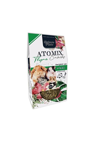 Nature Plan Atomix Snacks Thyme (Kekikli Kemirgen Atıştırmalığı)250 g