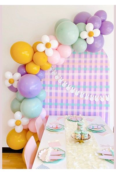 Öztürkpartievi Daisy Balloon Chain
