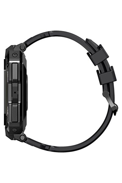 SmartMi Rugged Pro Akıllı Saat Siyah (tansiyon Ölçme, Bluetooth Arama, Hoparlör)