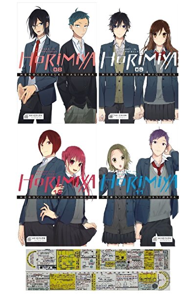 Akıl Çelen Kitaplar Horimiya 8-9-10-11. Ciltler Manga Seti + Matematik Öğrete...