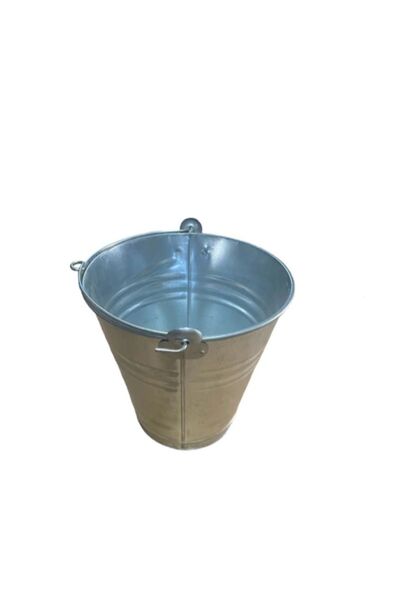 mobilreyon 3 Adet Su Kum Kovası 10 Litrelik , Metal Galvanizli Sac Kova , Yan...