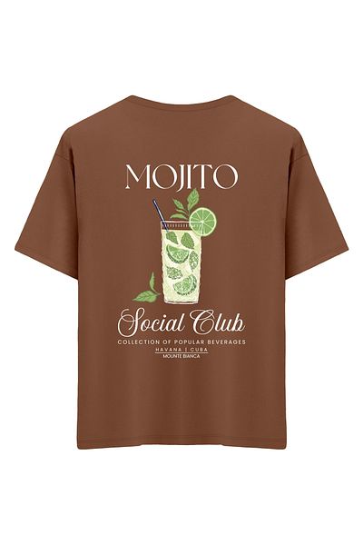 Mounte Bianca Unisex Mojito - Oversize T-Shirt