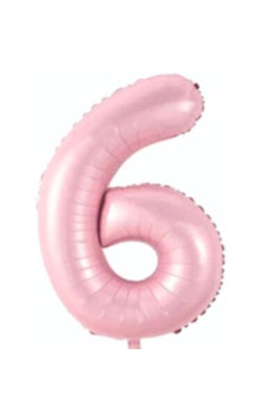 Öztürkpartievi Pink Number Foil Balloon 6