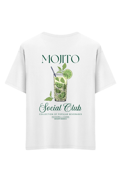 Mounte Bianca Unisex Mojito - Oversize T-shirt