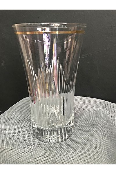 DECOSTYLE Gold Decorated Pasabahce Soft Drink Cup