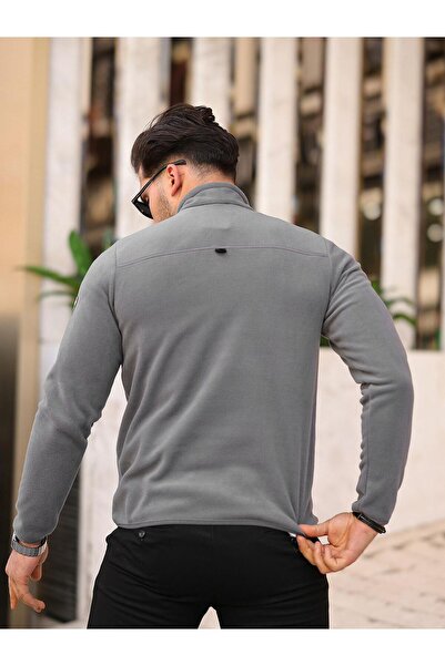 Genel Markalar yarım fermuar Erkek polar Kışlık polar Anti-pilling