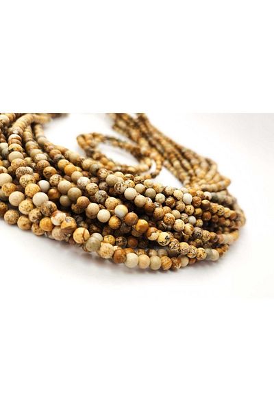 Yüksel Boncuk 4mm Jasper Array Φυσική Πέτρα Φυσική