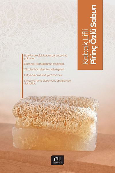 ru cosmetic NATURAL PUMPKIN LIFT RICE EXTRACT SOAP