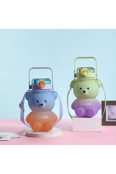 Özen Avm Smile Teddy Bear Flask 800 ml Water Bottle