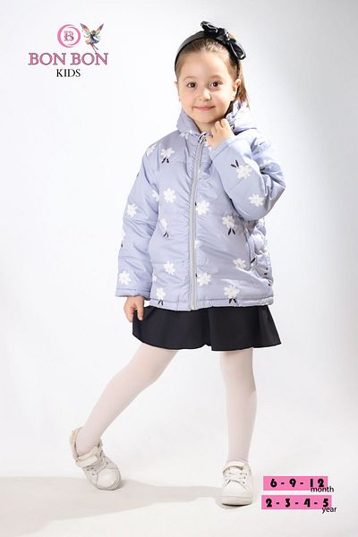 Bon bon kids baby and children's winter plush inflatable coat