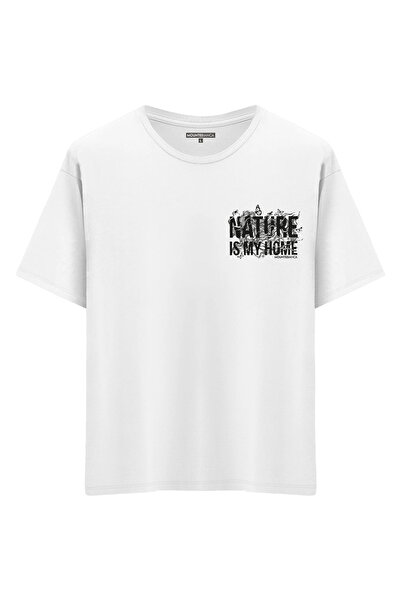 Mounte Bianca Unisex Moj dom - Oversize kroj T-shirt