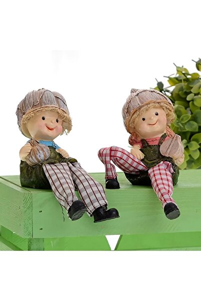 e-life shop Ayakları Sallanan Soğan Sarımsak Kafalar Biblo Dekoratif Hediye Ü...