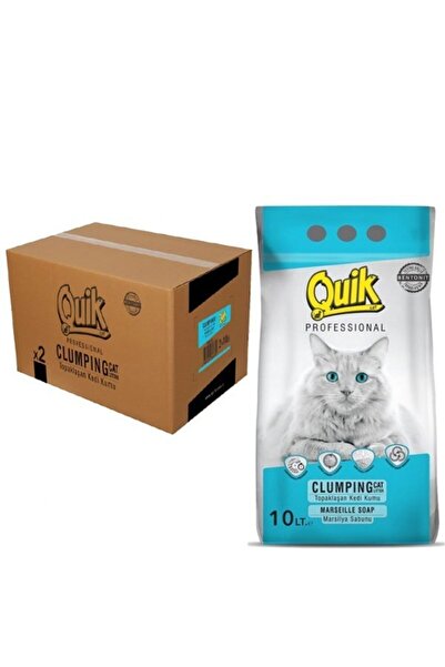 Quik Bentonit Marsilya Sabunlu Ince Taneli 10 Lt X 2 Adet