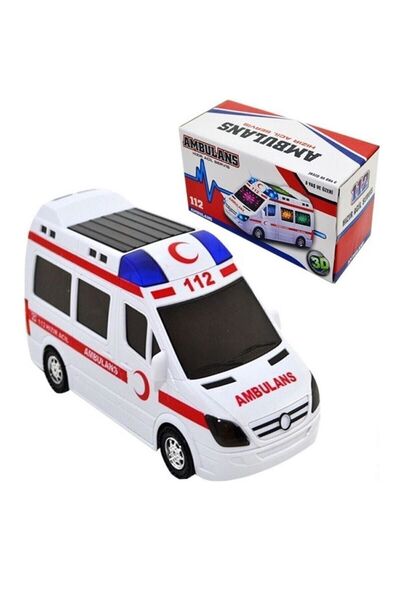 Hyd Oyuncak Ambulans Pilli Sesli Işıklı Ambulans 112 Acil