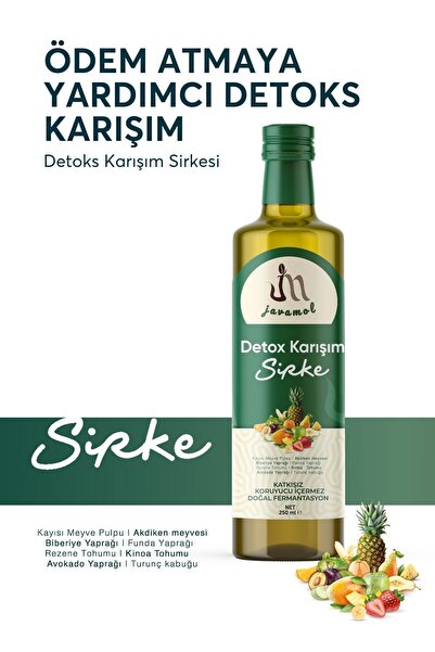 javamol Kayısı Detox Sirkesi Ödem Atmaya Yarcımcı Doğal Organik Detox Sirke 2...