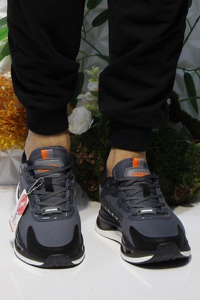 fort Wks 2733 Smoked - Pantofi sport pentru bărbați flexibili și confortabili
