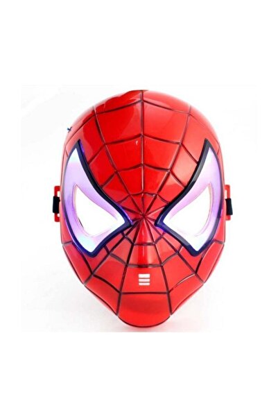 Genel Markalar Spiderman Işıklı Maske Oyuncak Çok Renkli Işık
