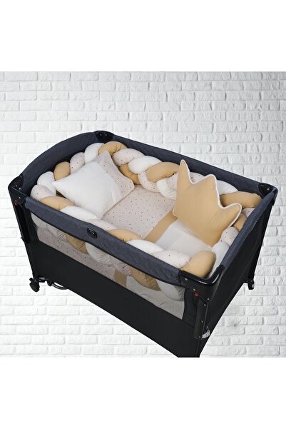 Mini Baby Parkbeşik Uyku Seti 3'lü Örgü