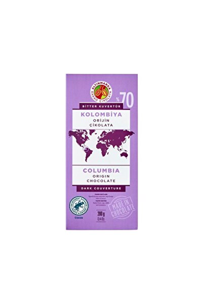Altınmarka Kolombiya Bitter Orijin Kuvertür Çikolata 200gr
