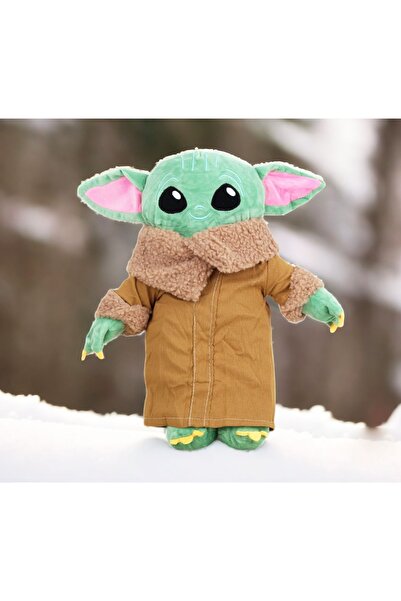 e-life shop İthal Kumaş Kürklü Star Wars The Mandalorian Baby Yoda Figür Pelu...